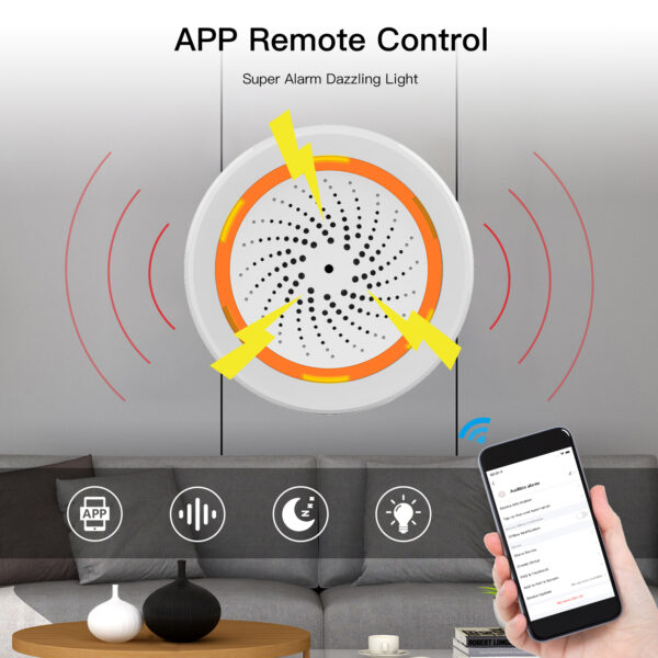 WIFI 90dB Loud Alarm with 18 Alarm Ringtones - Image 3