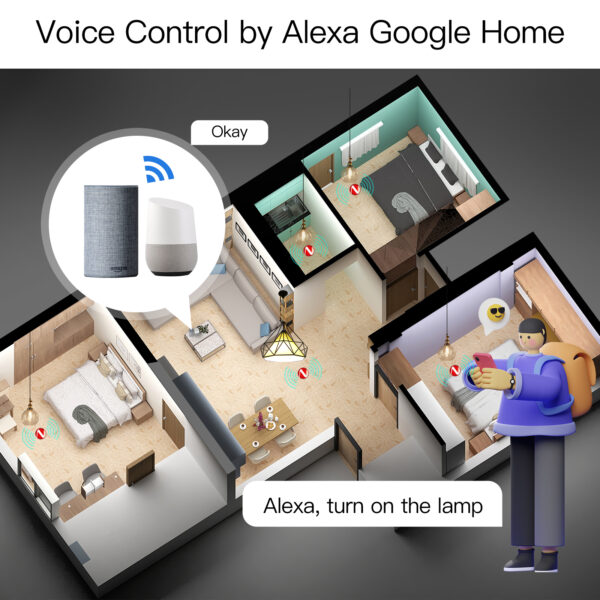 PSmart ZigBee Tuya Socket Power Plug 16A Smart APP Wireless Socket Outlet Functional Energy Monitor Timer Alexa Google UK - Image 4