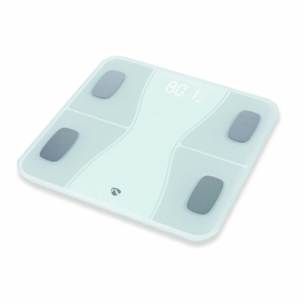 Nedis SmartLife Personal Scale | Bluetooth?? | BMI / BMR / Bones / Fat / Muscles / Water / Weight | 12 | Peak load: 180 kg | Androidƒ?› / IOS | ABS / Glass | White - Image 6