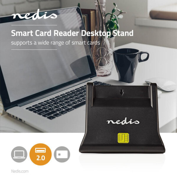 Nedis Card Reader | Smart Card (ID) | USB 2.0 - Image 8