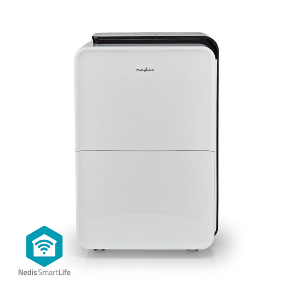 Nedis SmartLife Dehumidifier | Wi-Fi | 30 l/Day | Dehumidification / Continuous / Max+ / Dry laundry / Ventilation | Android / IOS | Adjustable hygrostat | 210 m2/h - Image 2