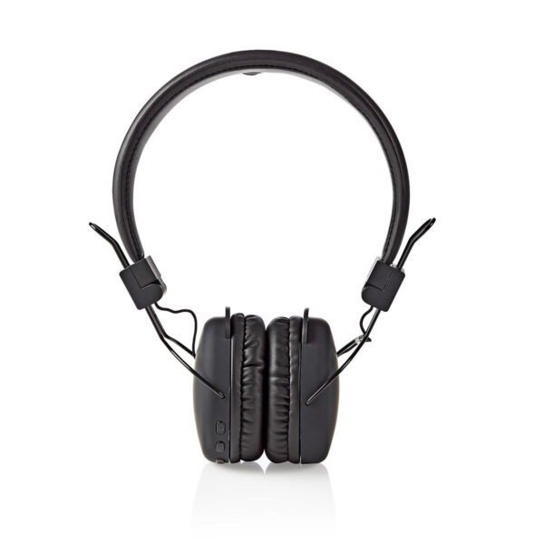 Nedis Wireless On-Ear Headphones | Maximum battery play time: 15 hrs | Built-in microphone | Press Control | Voice control support | Volume control | Black - Image 2
