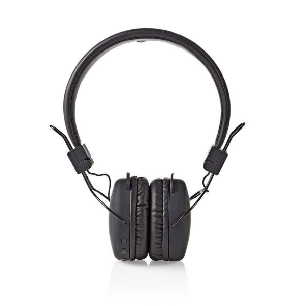 Nedis Wireless On-Ear Headphones | Maximum battery play time: 15 hrs | Built-in microphone | Press Control | Voice control support | Volume control | Black