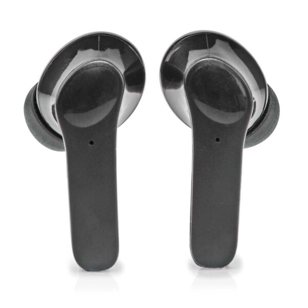 Nedis Fully Wireless Earphones | Bluetooth?? | Maximum battery play time: 5 hrs | Touch Control | Charging case | Built-in microphone | Voice control support | Noise canceling | Black