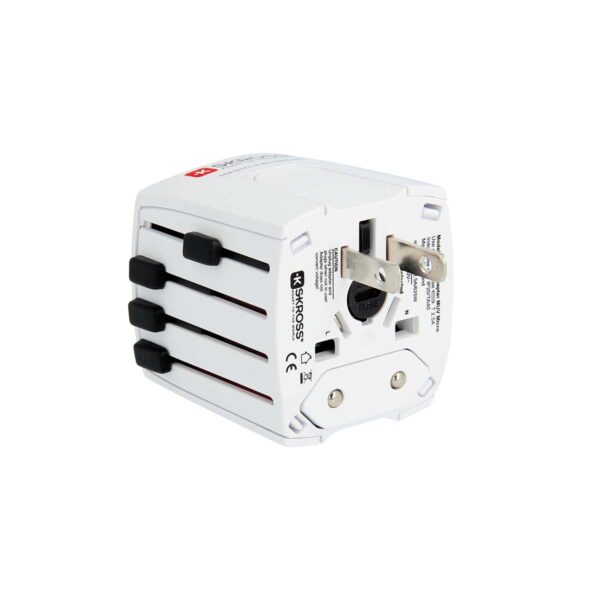 Skross Travel Adapter MUV USB (2xA) Compact 2-pole world travel adapter with 2 integrated USB ports - Image 9