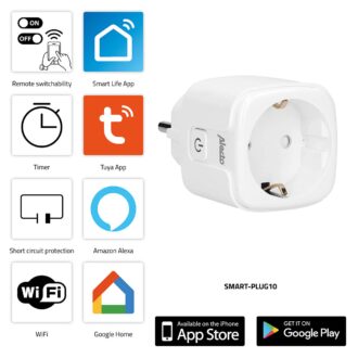 Alecto SMART-PLUG10 Smart Wi-Fi plug 16A 3680W
