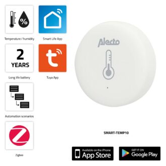 Alecto SMART-TEMP10 Smart Zigbee temperature and humidity sensor