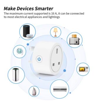 Pemsmart Wifi ZigBee Tuya Socket Power Plug 16A Smart APP Wireless Socket Outlet Functional Energy Monitor Timer Alexa Google UK