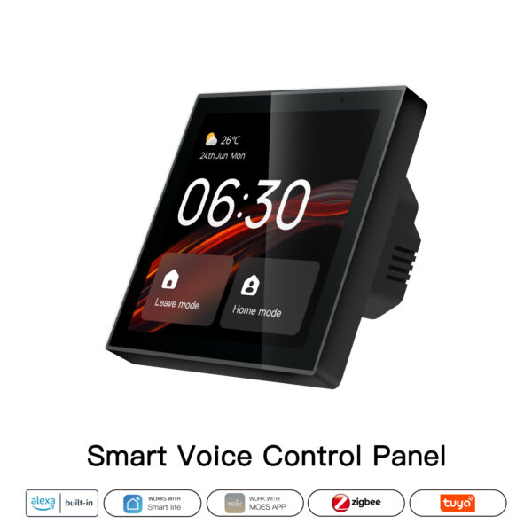 Tuya Wifi Smart Touch Screen Center Control Panel with Voice Control Alexa Built-in ZigBee Gateway Built-in