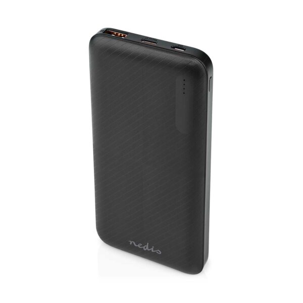 Nedis Powerbank | 10000 mAh | 1.5 / 2.0 / 3.0 A | Number of outputs: 2 | Output connection: 1x USB-A / 1x USB-Cƒ?› | Input connection: 1x Micro USB / 1x USB-Cƒ?› | PD2.0 18W | Lithium-Polymer - Image 6