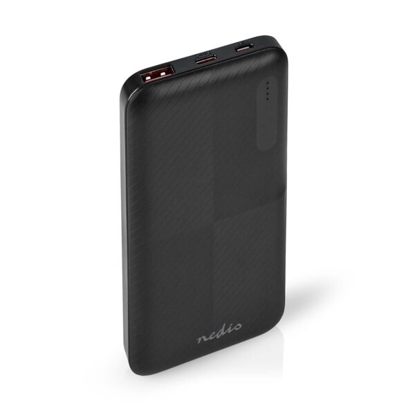 Nedis Powerbank | 10000 mAh | 1.5 / 2.0 / 3.0 A | Number of outputs: 2 | Output connection: 1x USB-A / 1x USB-Cƒ?› | Input connection: 1x Micro USB / 1x USB-Cƒ?› | PD2.0 18W | Lithium-Polymer - Image 7