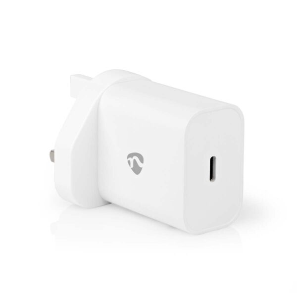 Nedis Wall Charger | 20 W | PD3.0 20W | Quick charge feature | 1.67 / 2.22 / 3.0 A | Number of outputs: 1 | USB-Cƒ?› | Automatic Voltage Selection | White - Image 4