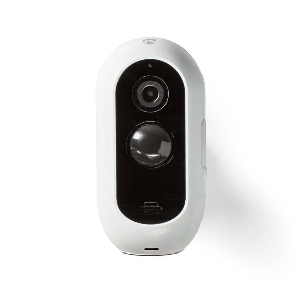 Nedis SmartLife Outdoor Camera | Wi-Fi | Full HD 1080p | IP65 | Max. battery life: 6 Months | Cloud Storage (optional) / microSD (not included) | 5 V DC | With motion sensor | Night vision | White - Image 2