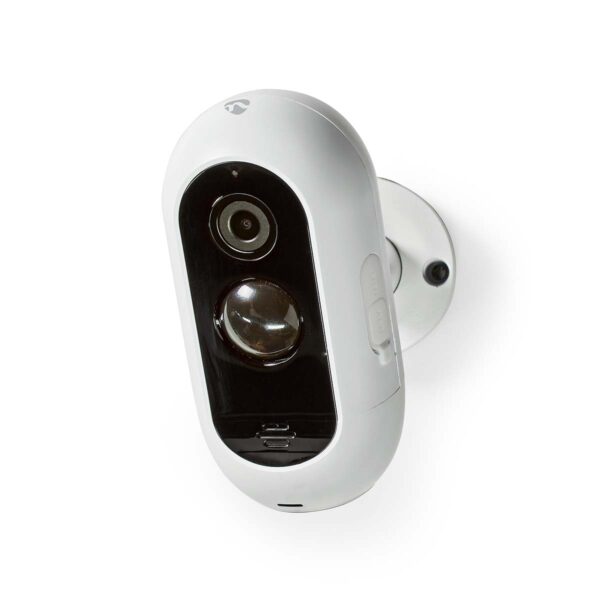 Nedis SmartLife Outdoor Camera | Wi-Fi | Full HD 1080p | IP65 | Max. battery life: 6 Months | Cloud Storage (optional) / microSD (not included) | 5 V DC | With motion sensor | Night vision | White - Image 5
