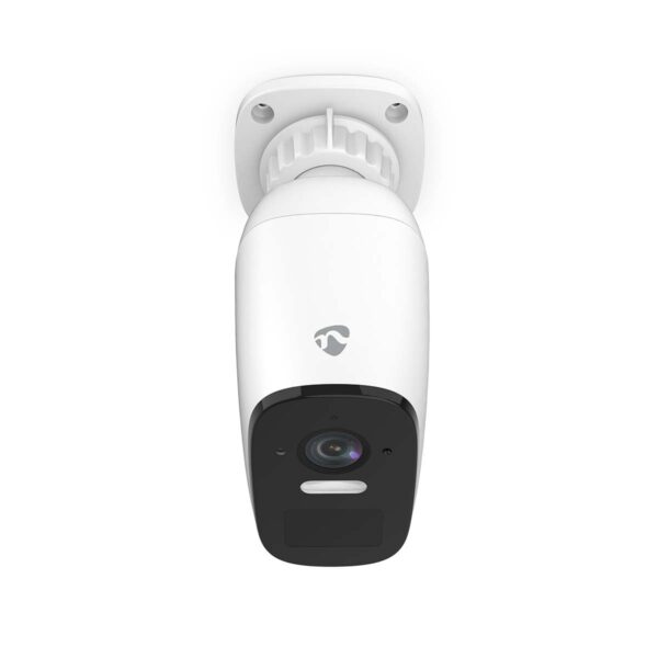Nedis SmartLife Outdoor Camera | Wi-Fi | Spotlight | 4MP Quad HD 1440p / 2560x1440 | IP66 | Max. battery life: 10 Months | Cloud Storage (optional) / microSD (not included) | 5 V DC | With motion sensor | Night vision | White - Image 2