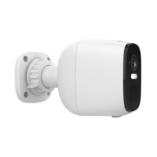 Nedis SmartLife Outdoor Camera | Wi-Fi | Spotlight | 4MP Quad HD 1440p / 2560x1440 | IP66 | Max. battery life: 10 Months | Cloud Storage (optional) / microSD (not included) | 5 V DC | With motion sensor | Night vision | White - Image 4