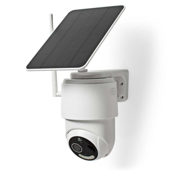 Nedis SmartLife Outdoor Camera | Wi-Fi | Full HD 1080p | Pan tilt | IP65 | Max. battery life: 5 Months | Cloud Storage (optional) / microSD (not included) | 5 V DC | With motion sensor | Night vision | White - Image 5
