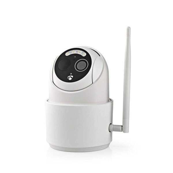 Nedis SmartLife Outdoor Camera | Wi-Fi | Full HD 1080p | Pan tilt | IP65 | Max. battery life: 5 Months | Cloud Storage (optional) / microSD (not included) | 5 V DC | With motion sensor | Night vision | White - Image 7
