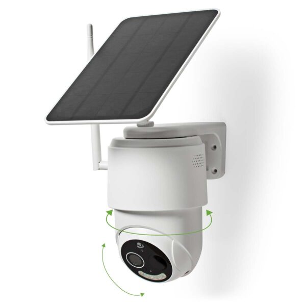Nedis SmartLife Outdoor Camera | Wi-Fi | Full HD 1080p | Pan tilt | IP65 | Max. battery life: 5 Months | Cloud Storage (optional) / microSD (not included) | 5 V DC | With motion sensor | Night vision | White - Image 9