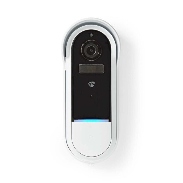 Nedis SmartLife Video Doorbell | Wi-Fi | Battery Powered / Transformer | Full HD 1080p | Cloud Storage (optional) / microSD (not included) | IP54 | With motion sensor | Night vision | White - Image 2