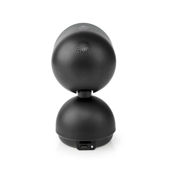 Nedis SmartLife Indoor Camera | Wi-Fi | Full HD 1080p | Pan tilt | Cloud Storage (optional) / microSD (not included) / Onvif | With motion sensor | Night vision | Black - Image 4