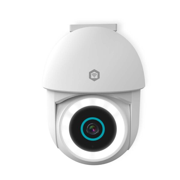 Nedis SmartLife Outdoor Camera | Wi-Fi | Spotlight | 3MP Full HD 1296p | Pan tilt | IP65 | Cloud Storage (optional) / microSD (not included) / Onvif | 5 V DC | With motion sensor | Night vision | White - Image 3
