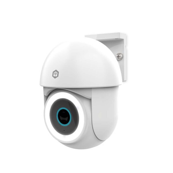 Nedis SmartLife Outdoor Camera | Wi-Fi | Spotlight | 3MP Full HD 1296p | Pan tilt | IP65 | Cloud Storage (optional) / microSD (not included) / Onvif | 5 V DC | With motion sensor | Night vision | White - Image 6