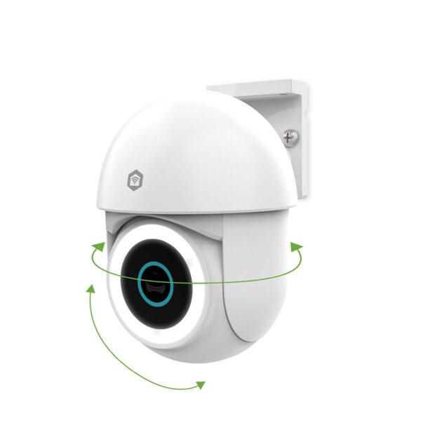 Nedis SmartLife Outdoor Camera | Wi-Fi | Spotlight | 3MP Full HD 1296p | Pan tilt | IP65 | Cloud Storage (optional) / microSD (not included) / Onvif | 5 V DC | With motion sensor | Night vision | White - Image 7