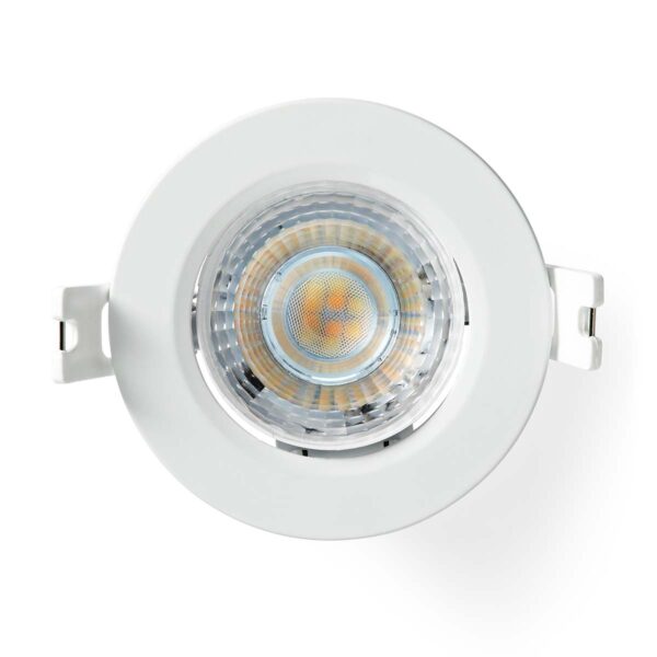Nedis SmartLife Ceiling Light | Wi-Fi | Warm to Cool White | Round | Diameter: 52 mm | 68 - 74 mm | 360 lm | 2700 - 6500 K | IP20 | Energy class: F | Androidƒ?› / IOS - Image 2