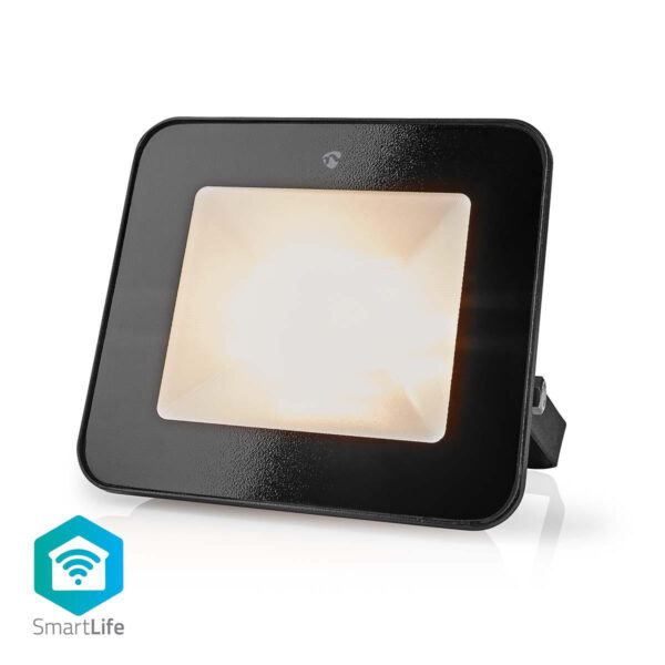 Nedis Smartlife Outdoor Light | 1600 lm | Wi-Fi | 20 W | RGB / Warm to Cool White | 2700 - 6500 K | Aluminium | Androidƒ?› / IOS