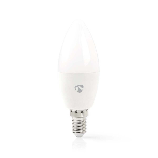 Nedis SmartLife Full Colour LED Bulb | Wi-Fi | E14 | 470 lm | 4.9 W | RGB / Warm to Cool White | 2700 - 6500 K | Androidƒ?› / IOS | Candle | 1 pcs - Image 2