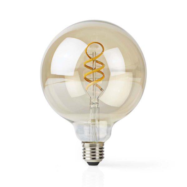 Nedis SmartLife LED Filament Bulb | Wi-Fi | E27 | 360 lm | 4.9 W | Warm to Cool White | 1800 - 6500 K | Glass | Androidƒ?› / IOS | Globe | 1 pcs - Image 2