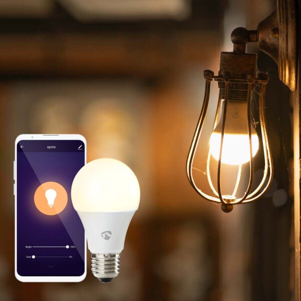 Nedis SmartLife LED Bulb | Wi-Fi | E27 | 806 lm | 9 W | Warm to Cool White | 2700 - 6500 K | Androidƒ?› / IOS | Bulb | 1 pcs - Image 6