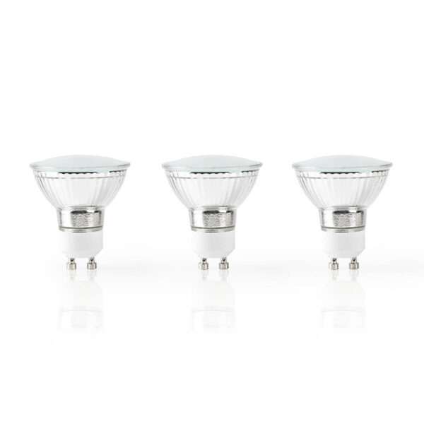 Nedis SmartLife LED Bulb | Wi-Fi | GU10 | 330 lm | 5 W | Warm White | 2700 K | Androidƒ?› / IOS | PAR16 | 3 pcs - Image 2