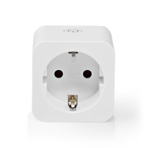 Nedis SmartLife Smart Plug | Wi-Fi | IP21 | Power meter | 3680 W | Type F (CEE 7/3) | 0 - 55 ?øC | Androidƒ?› / IOS | White | 1 pcs - Image 2