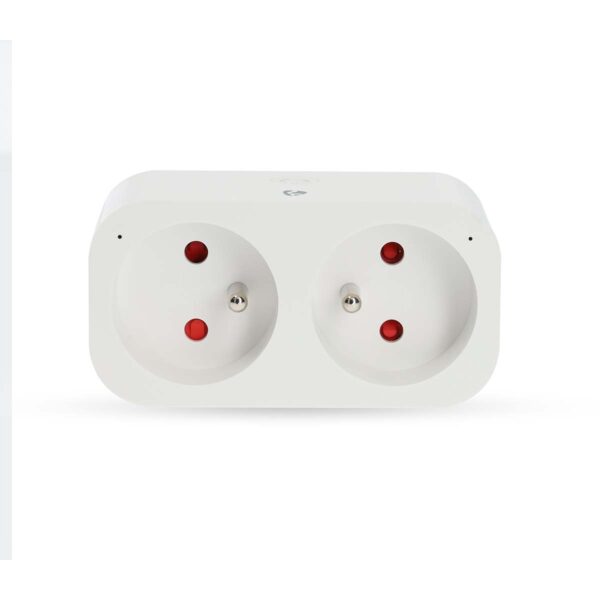 Nedis SmartLife Smart Plug | Wi-Fi | IP21 | Power meter | 3680 W | Type E (CEE 7/6) | 0 - 55 ?øC | Androidƒ?› / IOS | 2-Way | White | 1 pcs - Image 3