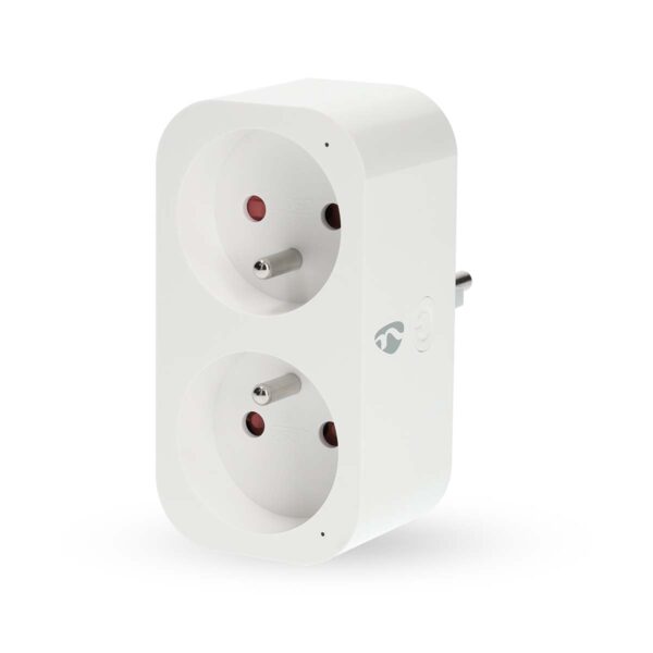 Nedis SmartLife Smart Plug | Wi-Fi | IP21 | Power meter | 3680 W | Type E (CEE 7/6) | 0 - 55 ?øC | Androidƒ?› / IOS | 2-Way | White | 1 pcs