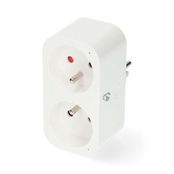 Nedis SmartLife Smart Plug | Wi-Fi | IP21 | Power meter | 3680 W | Type E (CEE 7/6) | 0 - 55 ?øC | Androidƒ?› / IOS | 2-Way | White | 1 pcs - Image 5
