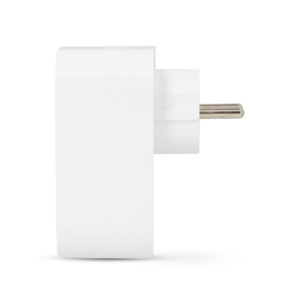 Nedis SmartLife Smart Plug | Wi-Fi | IP21 | Power meter | 3680 W | Type E (CEE 7/6) / 1x USB-Cƒ?› / 2x USB | 0 - 55 ?øC | Androidƒ?› / IOS | White | 1 pcs - Image 5