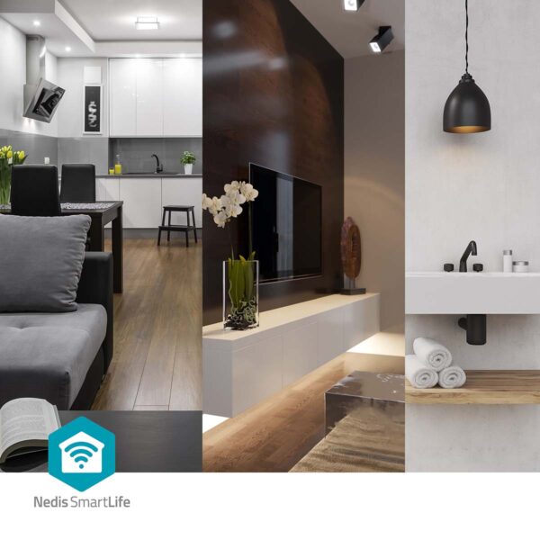 Nedis SmartLife Power Strip | Wi-Fi | 3x Plug with earth contact (CEE 7/3) / 4x USB | 16 A | 3680 W | 1.80 m | -10 - 40 ?øC | Androidƒ?› / IOS | White - Image 5