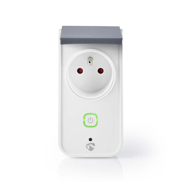 Nedis SmartLife Smart Plug | Wi-Fi | IP44 | Power meter | 3680 W | Type E (CEE 7/6) | -30 - 40 ?øC | Androidƒ?› / IOS | Grey / White | 1 pcs - Image 4