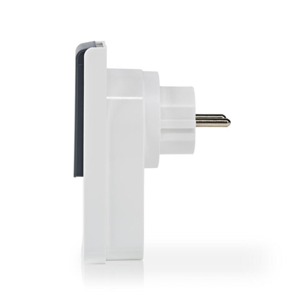 Nedis SmartLife Smart Plug | Wi-Fi | IP44 | Power meter | 3680 W | Type E (CEE 7/6) | -30 - 40 ?øC | Androidƒ?› / IOS | Grey / White | 1 pcs - Image 5