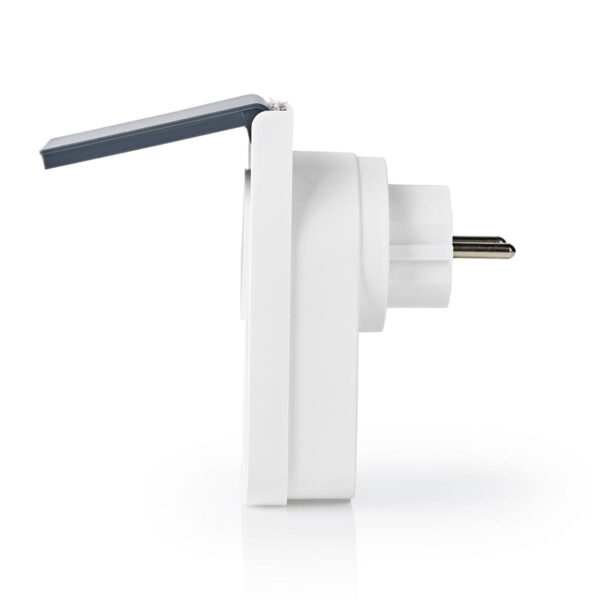 Nedis SmartLife Smart Plug | Wi-Fi | IP44 | Power meter | 3680 W | Type E (CEE 7/6) | -30 - 40 ?øC | Androidƒ?› / IOS | Grey / White | 1 pcs - Image 6