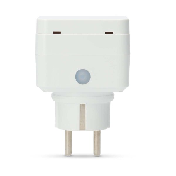 Nedis SmartLife Smart Plug | Wi-Fi | IP44 | Power meter | 3680 W | Type E (CEE 7/6) | -25 - 55 ?øC | Androidƒ?› / IOS | Grey / White | 1 pcs - Image 3