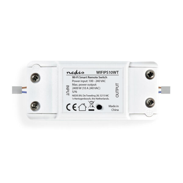 Nedis SmartLife Power Switch | Wi-Fi | 2400 W | Terminal Block | App available for: Androidƒ?› / IOS - Image 4