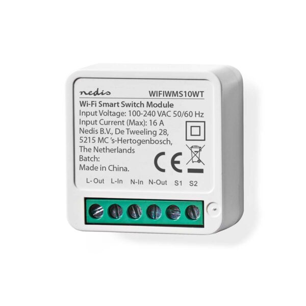 Nedis SmartLife Power Switch | Wi-Fi | 3680 W | Terminal Connection | App available for: Androidƒ?› / IOS - Image 5