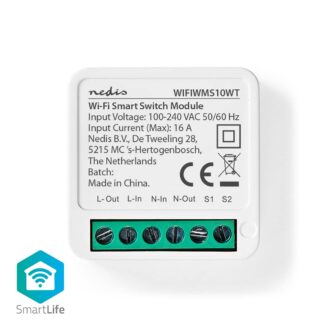 Nedis SmartLife Power Switch | Wi-Fi | 3680 W | Terminal Connection | App available for: Androidƒ?› / IOS