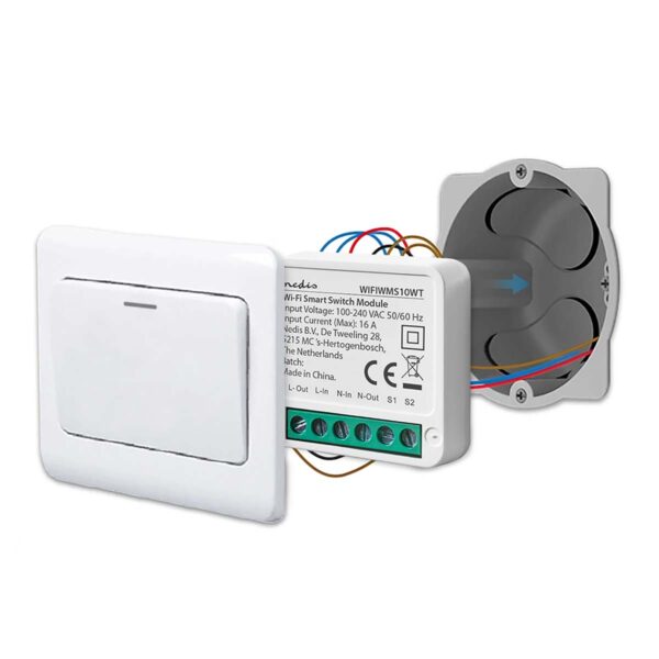 Nedis SmartLife Power Switch | Wi-Fi | 3680 W | Terminal Connection | App available for: Androidƒ?› / IOS - Image 8