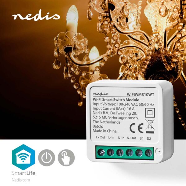 Nedis SmartLife Power Switch | Wi-Fi | 3680 W | Terminal Connection | App available for: Androidƒ?› / IOS - Image 7