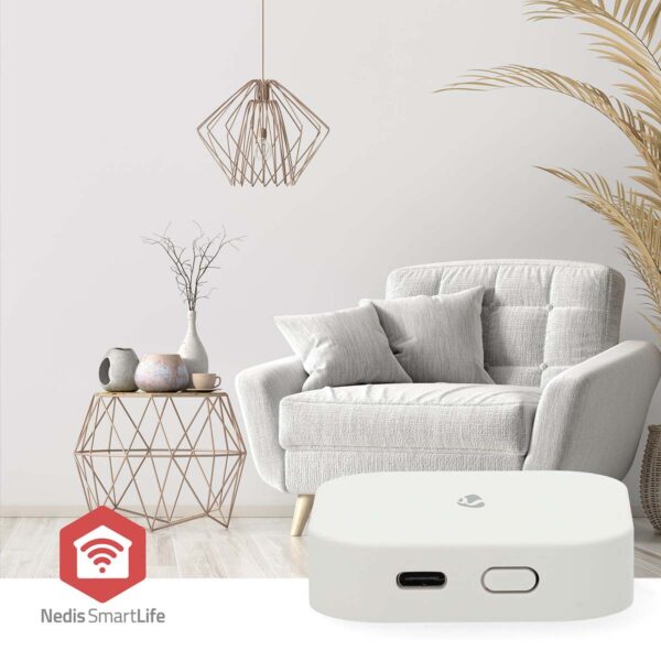 Nedis SmartLife Gateway | Zigbee 3.0 | 40 Devices | USB Powered | Androidƒ?› / IOS | White - Image 6